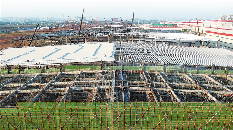 11月5日中州时代新能源生产基地二期项目加速推进