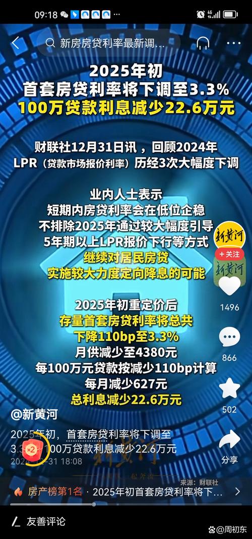 中国人民银行降息_降低个人住房公积金贷款利率_现在公积金贷款利率是多少2025年
