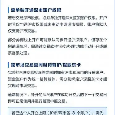 新开户股票所能购买_沪深交易所账户体系独立_沪A账户深市股票交易限制
