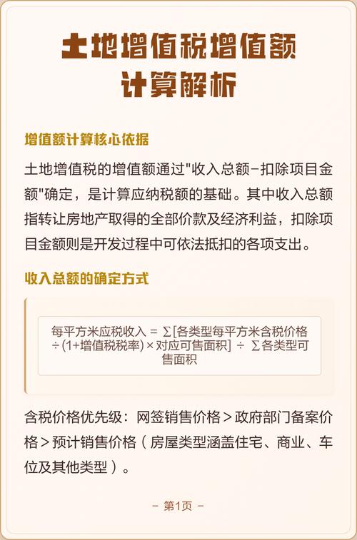 土地增值税怎么算?附计算题公式与步骤