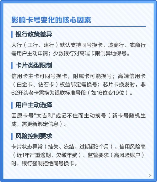 银行卡换卡后原卡号能否用？换卡不换号和换号情况全解析